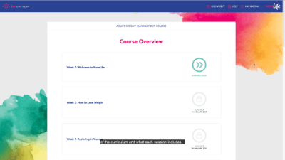 Course Overview screenshot